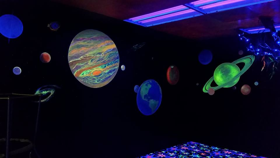 Black Light Art.