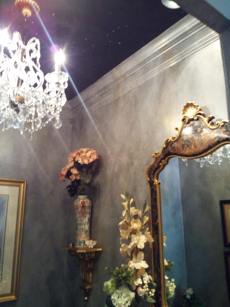 Silver and Grey Faux