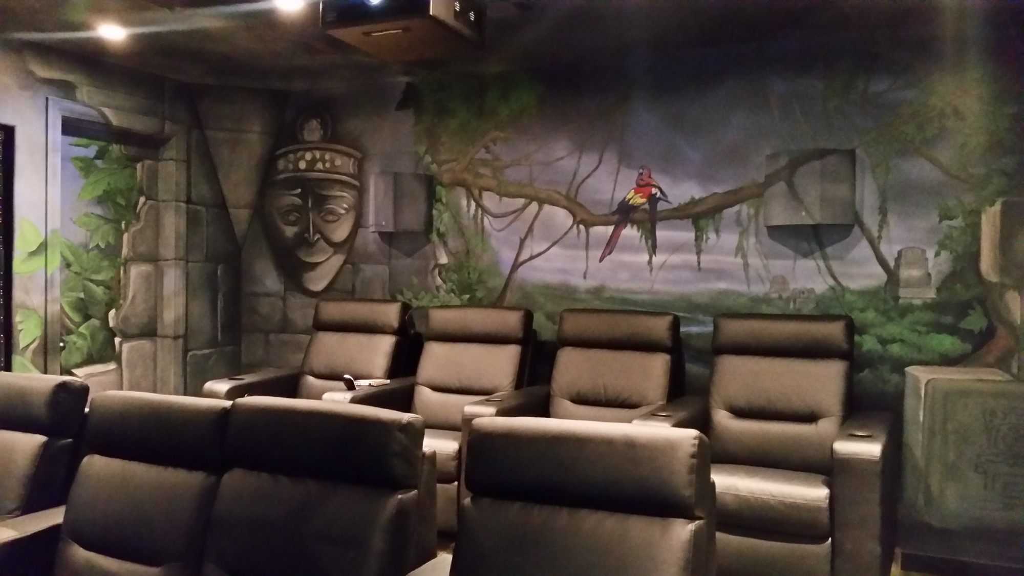 Realism Amazon theater mural