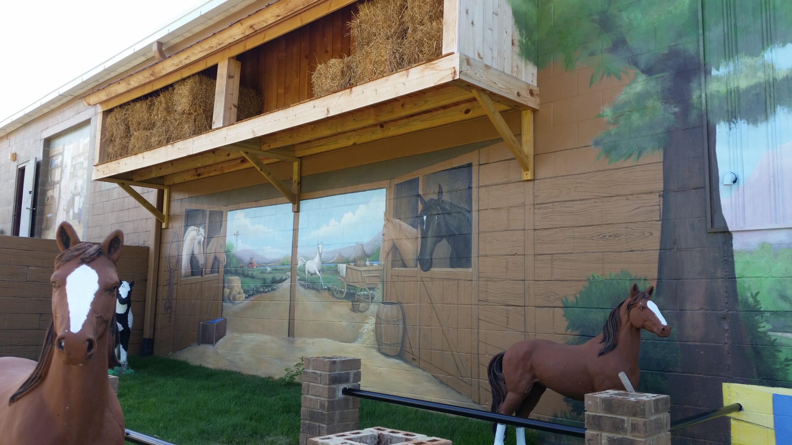 Horse Barn Mural
