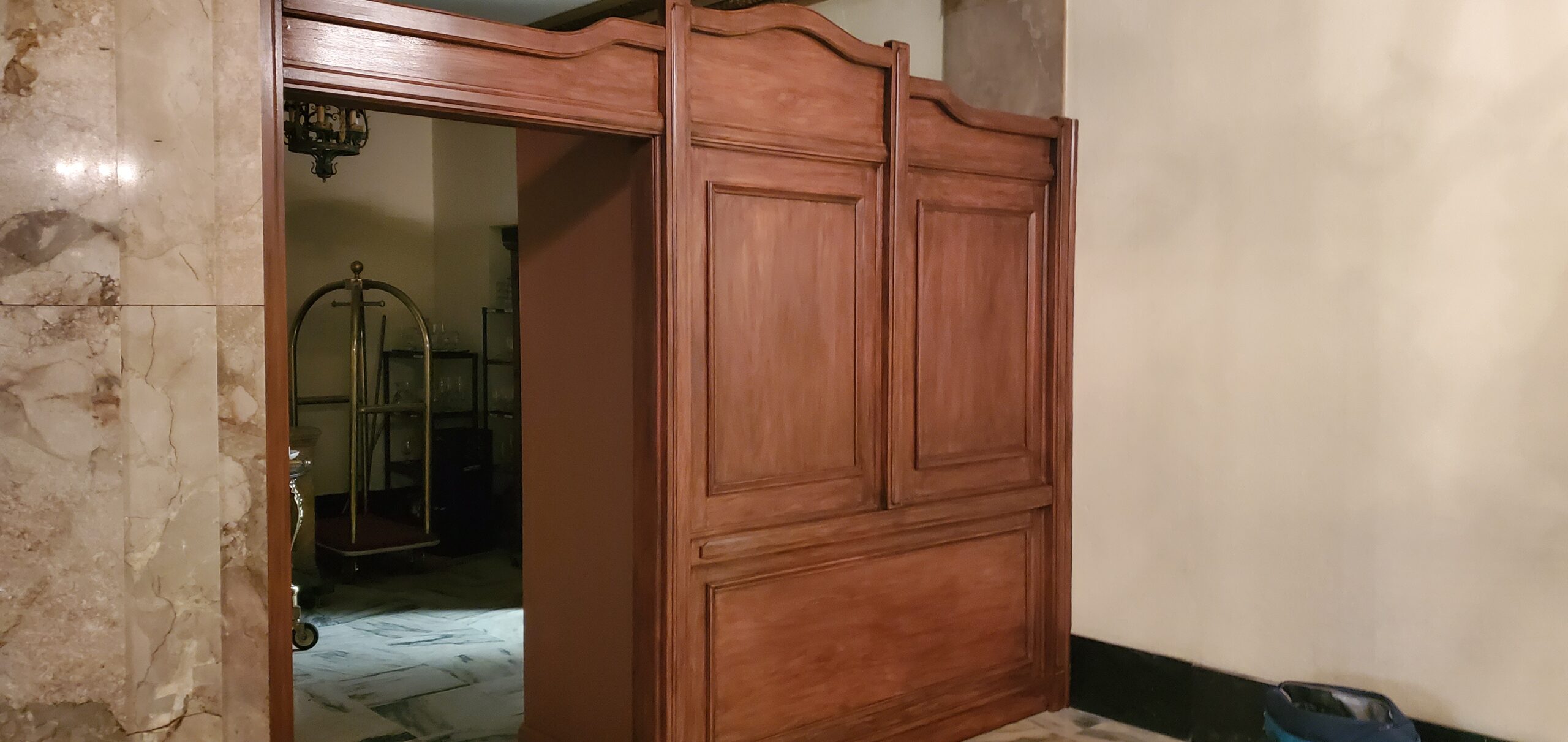 Cabinet Repair at Peabody Hotel