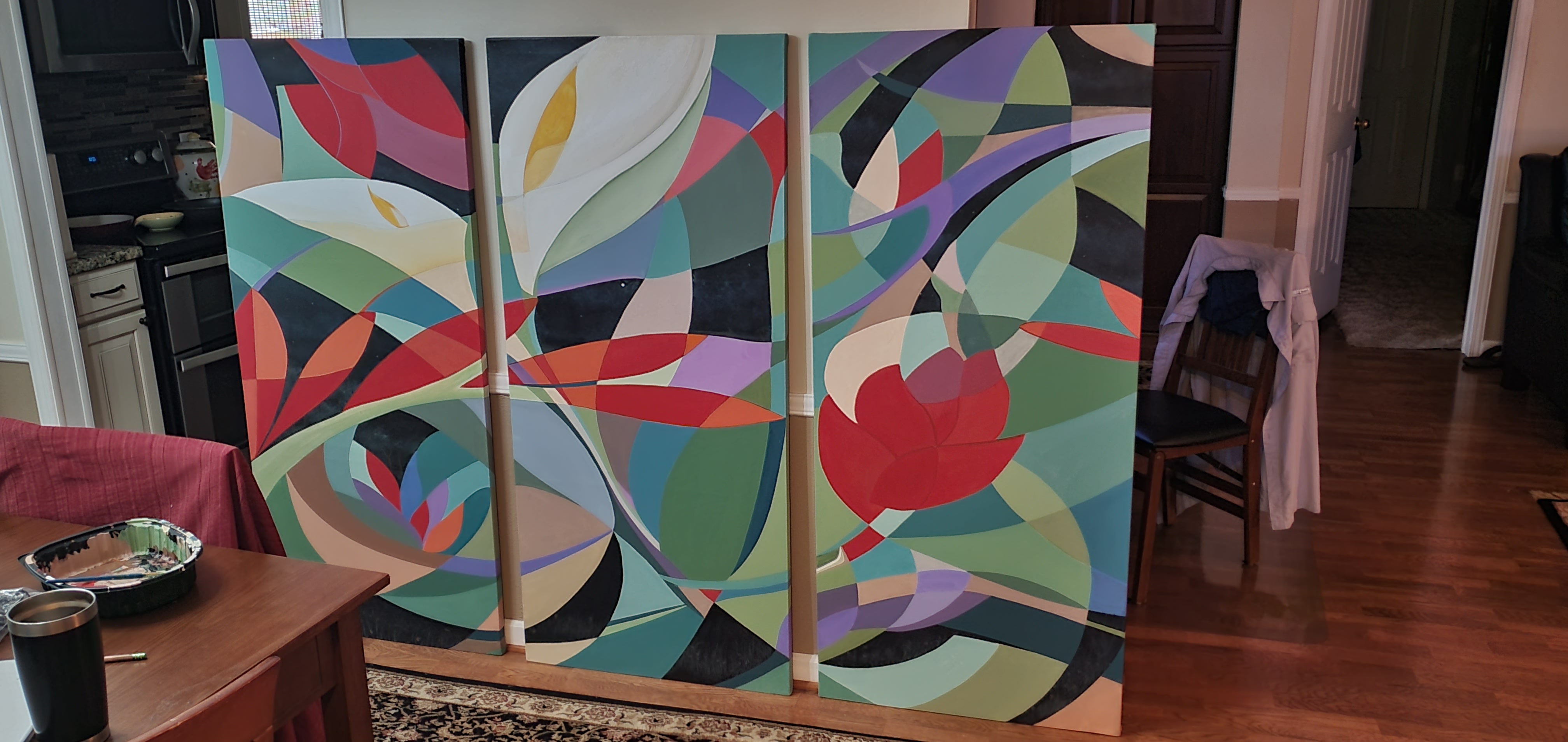 Custom Canvas size and Commissioned Mural