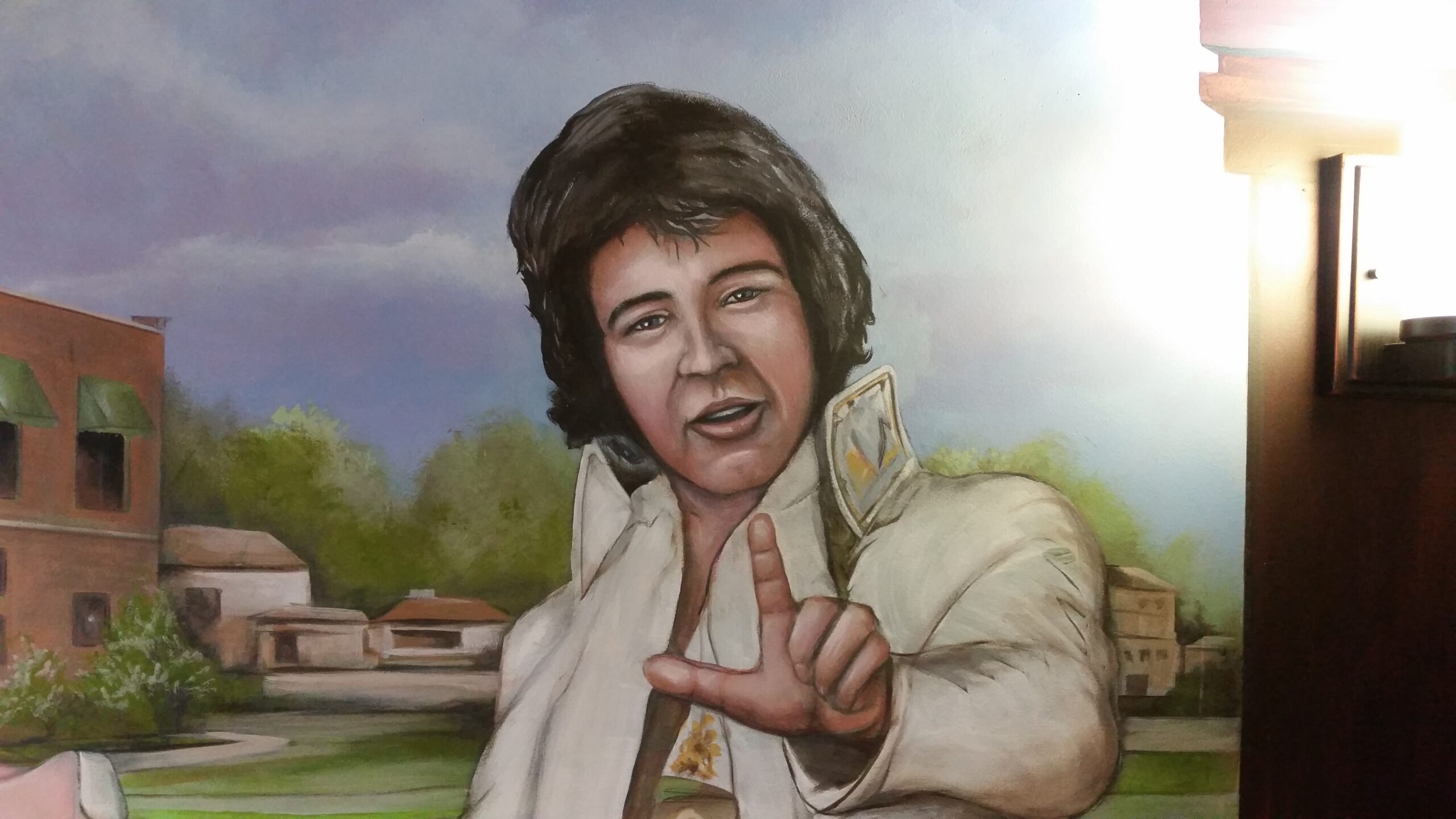 Memphis Mural with Elvis