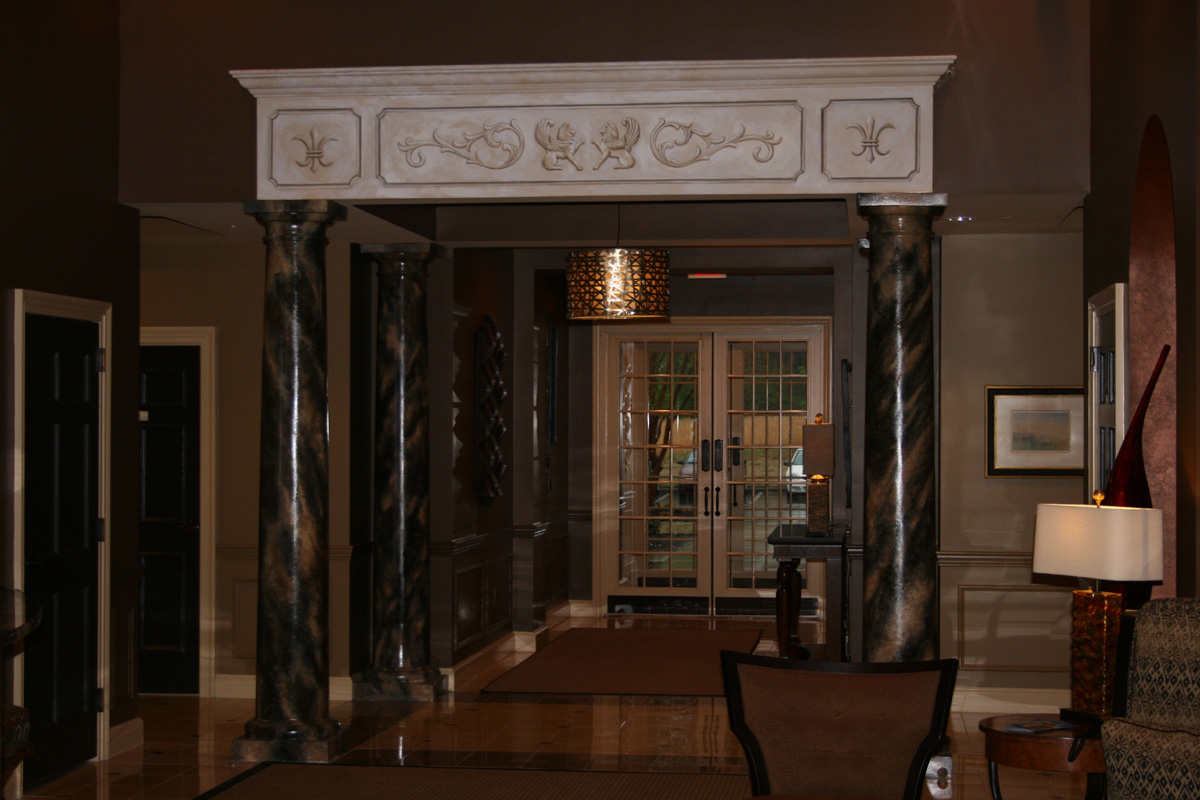 Black Faux Marble, Cornerstone Office Plaza at Southwind