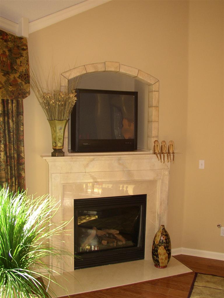 White Faux Marble Custom Home in Oxford MS.