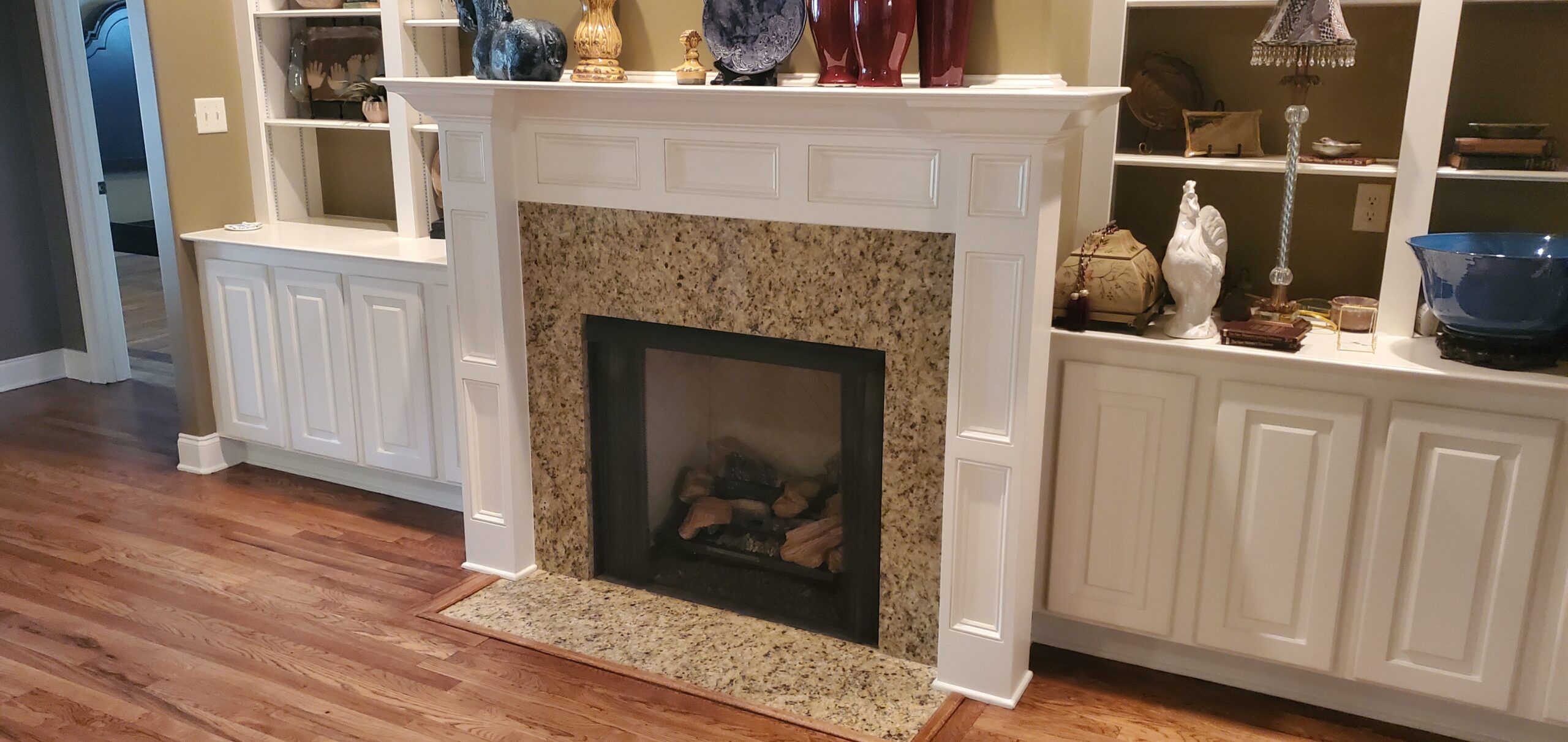 White Fireplace