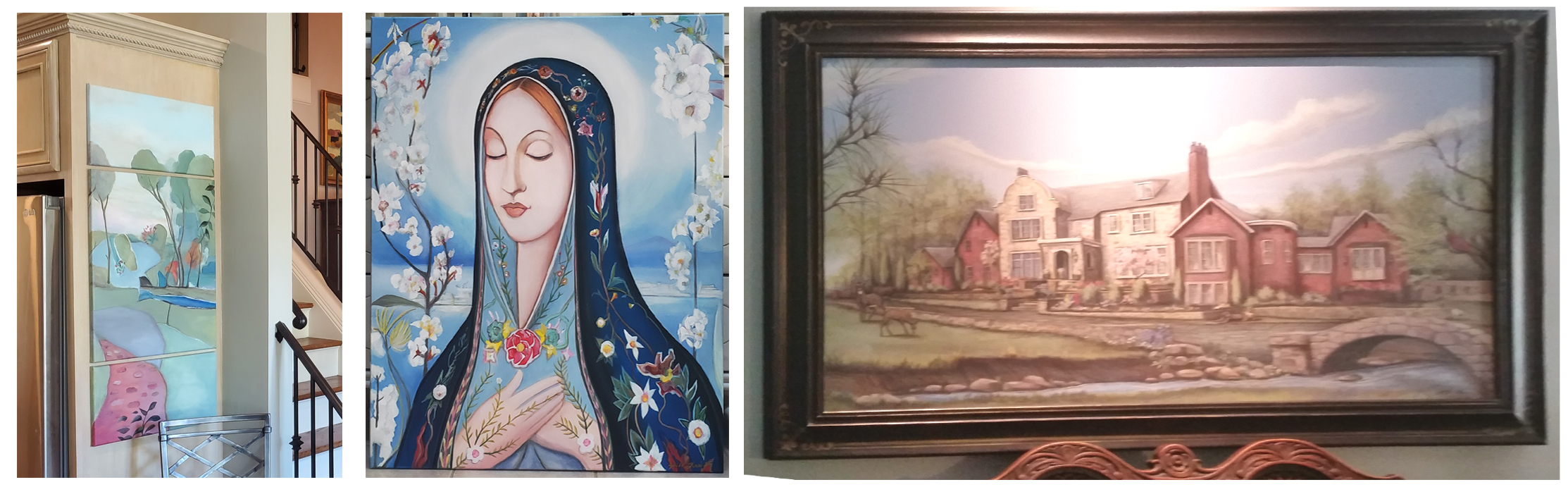 Paintings | Bill Turri - Art Interior Murals and Design Group of paintings