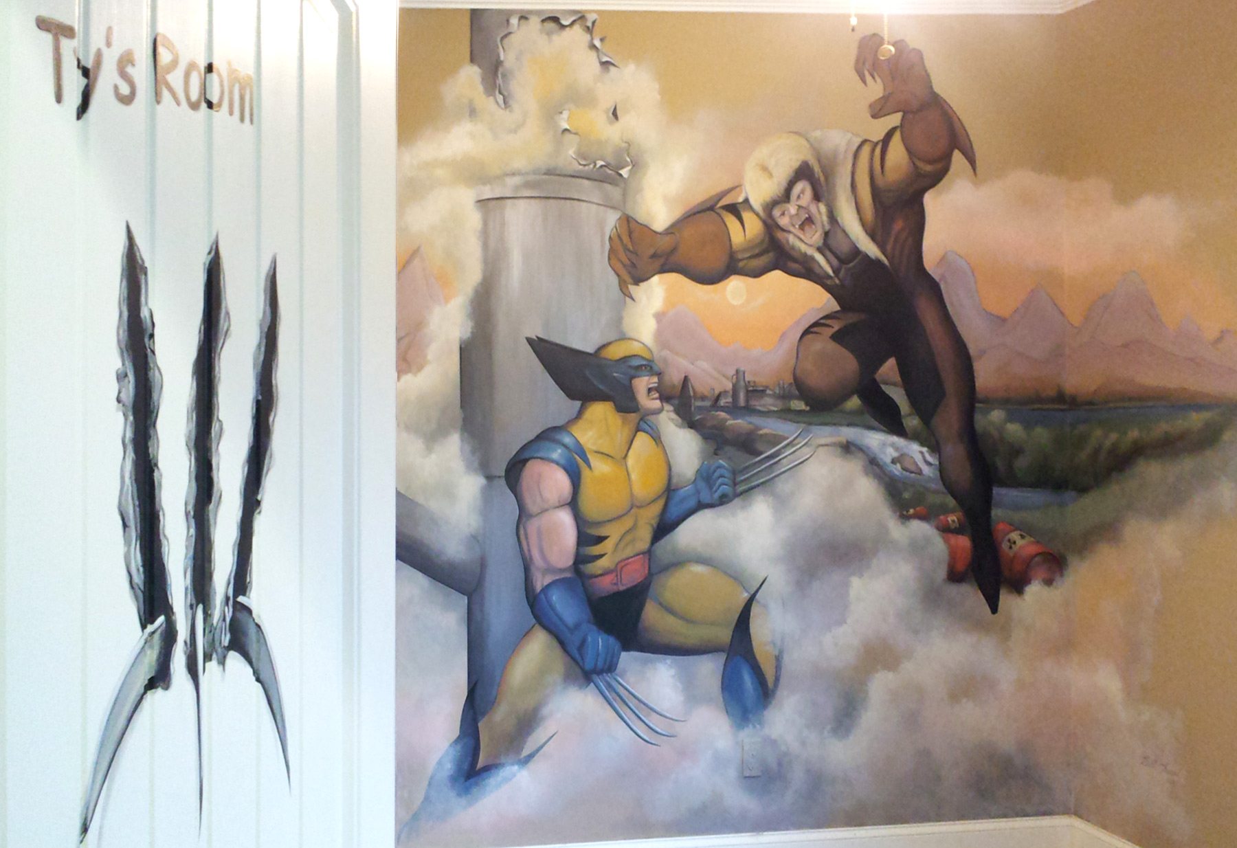 Sabertooth vs Wolverine