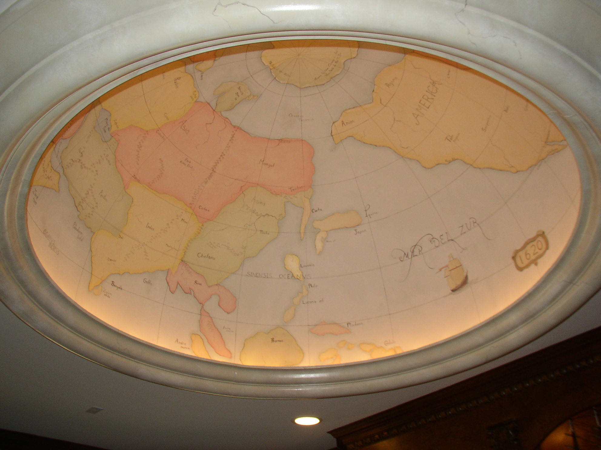 I took a 16th century map from France and combined it with a 17th century map of Spain.