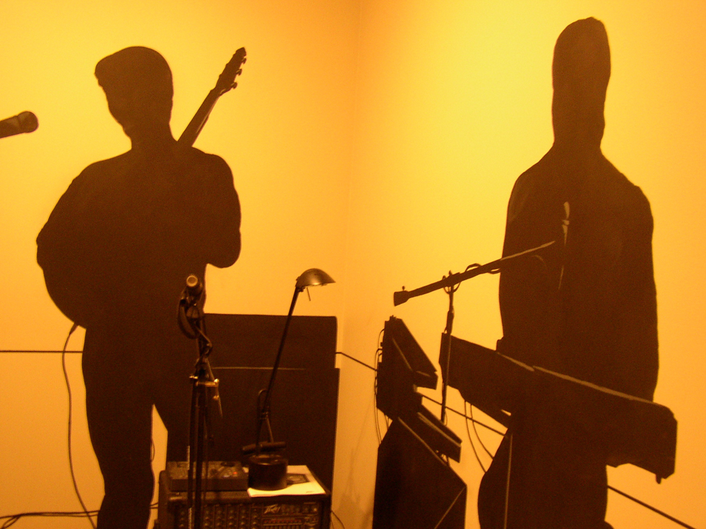 Band Silhoutte in Music Room