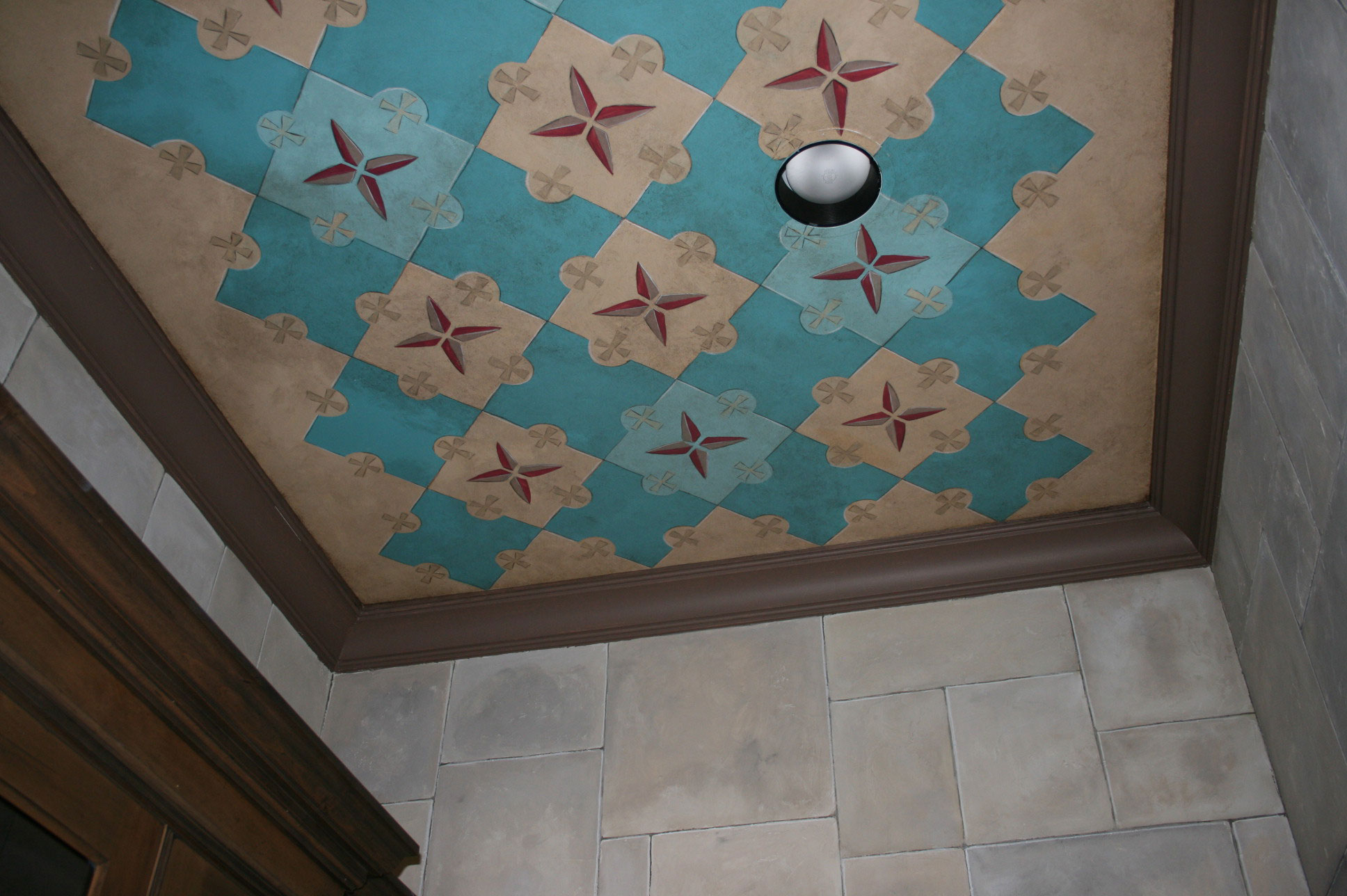 Beautiful mosaic pattern | Bill Turri - Art Interior Murals and Design Beautiful mosaic pattern