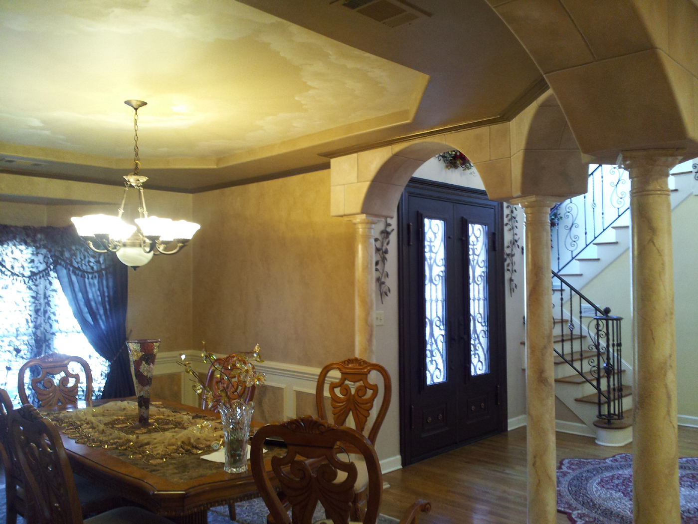 Faux Finish with Marble and Stones